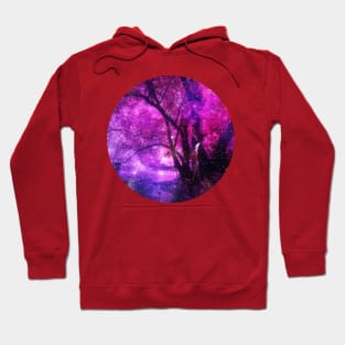 Fairy hide in the pink forest Hoodie